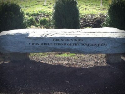Memorial Bench for Nick Vinios by Tribute In Stone
