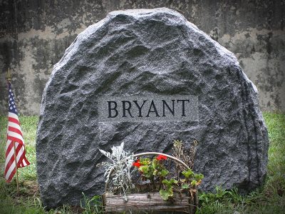 Boulder Engraved with Bryant