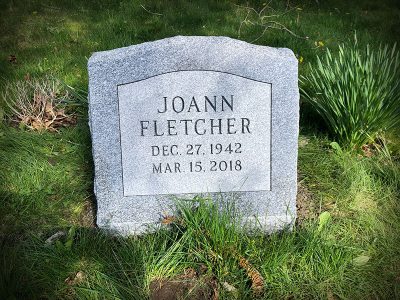 Barre Grey Granite Slant Memorial Fletcher Memorial