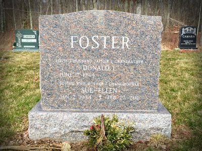 Granite Upright Monument Foster Memorial